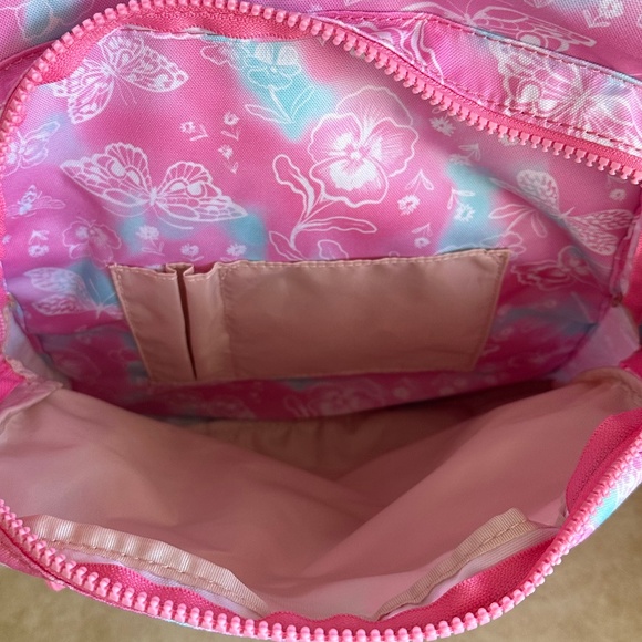 Kipling Seoul Large Laptop Backpack Garden Clouds Floral Butterfly Print NWT main image 8